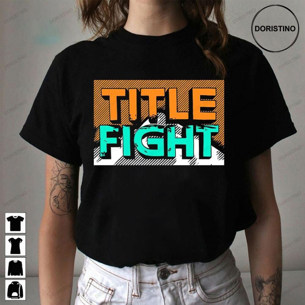 Retro Title Fight Rock Limited Edition T-shirts